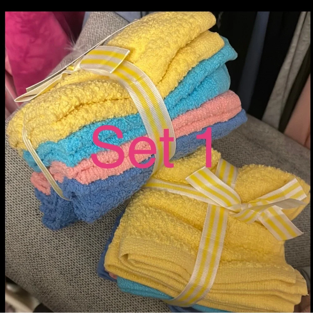 Colorful washcloth Set